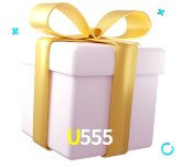 Receba seus bônus de boas-vindas no U555