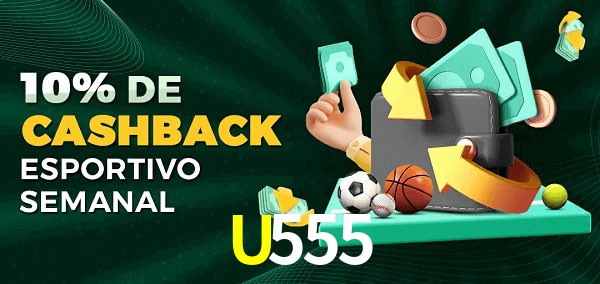10% de bônus de cashback na U555
