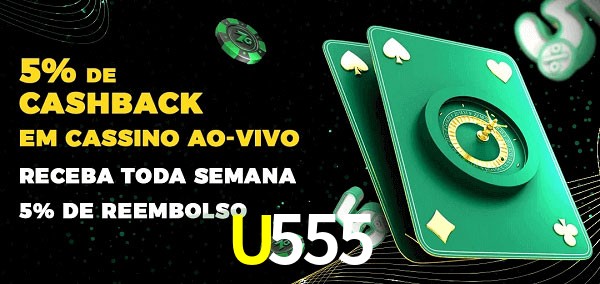 Promoções do cassino ao Vivo U555